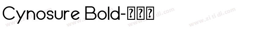 Cynosure Bold字体转换